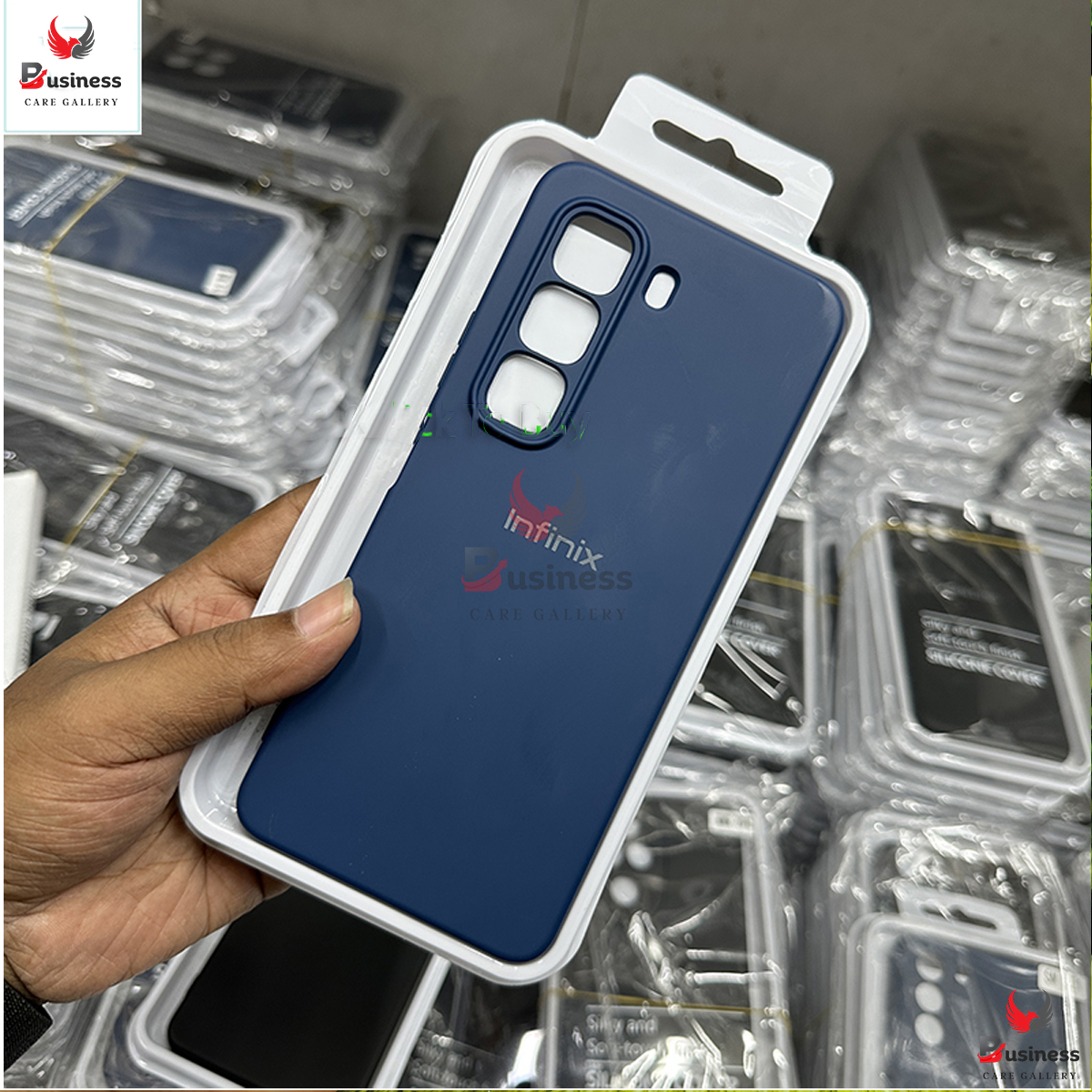 Picture of For Infinix Hot 50 Pro Box New Generation Luxury Liquid Silicone Unique Design Back Case