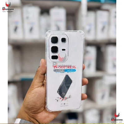 Picture of Infinix Note 50x Luxury Crystal Clear Case Soft Silicone Shockproof Transparent Shell TPU Back Cover 60 Fusion Back cover