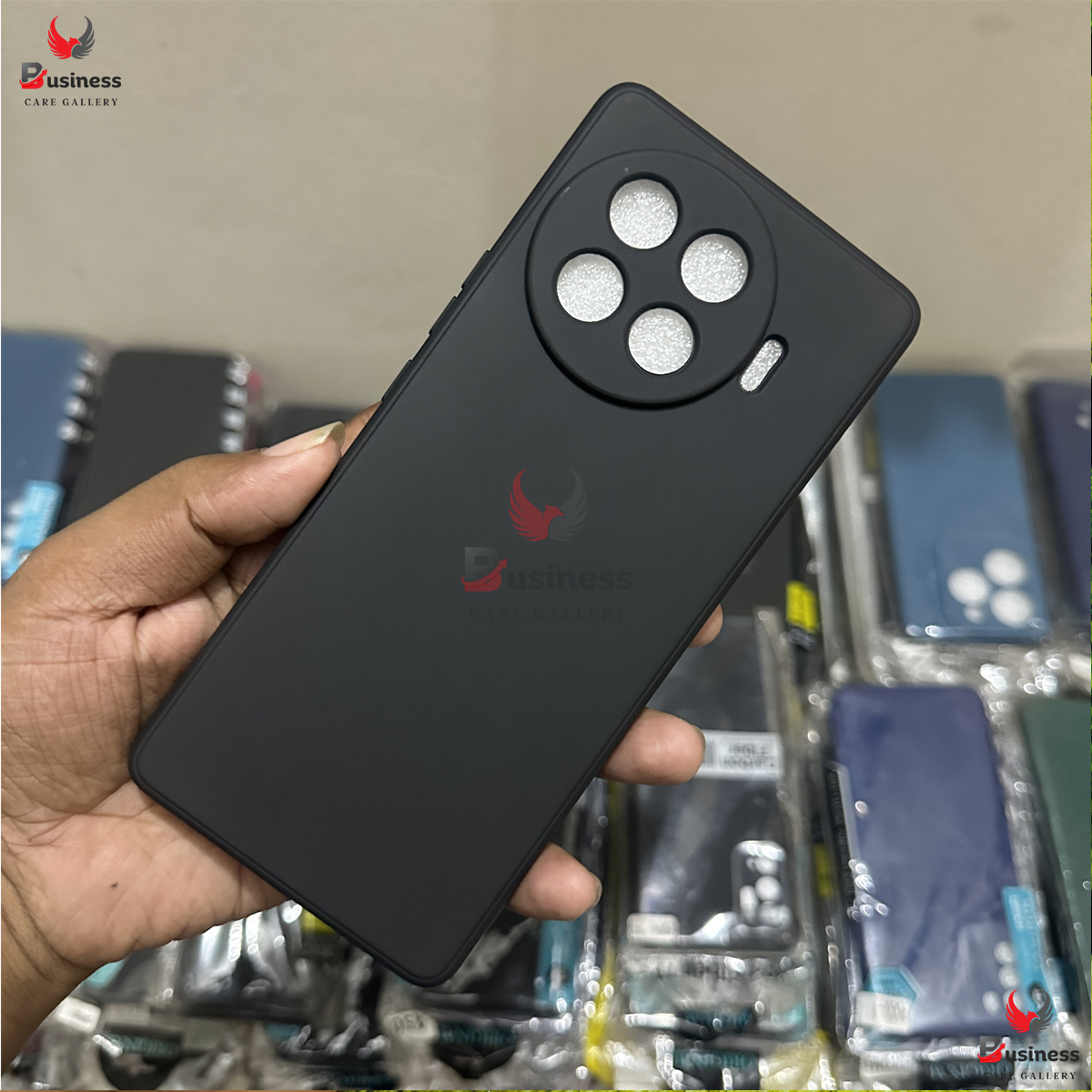 Picture of For Tecno Spark 20 Pro+ / Tecno Spark 20 Pro Plus Premium Soft Silicone Shockproof Camera Bumper Protective Trendy Stylish Back Cover