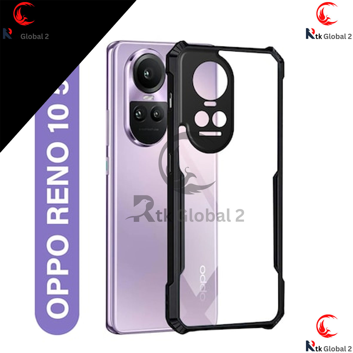 Picture of For Oppo Reno 10 Pro Plus Back Cover Xundd Case Edge-Reinforced Shockproof Hard Transparent Phone Cover