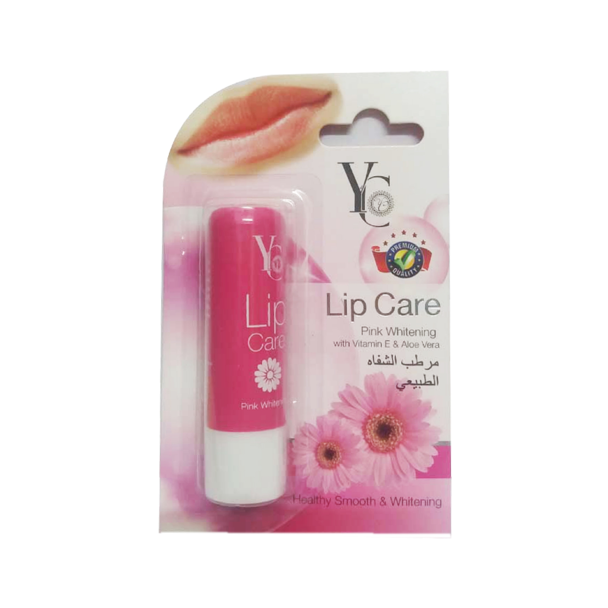 Picture of YC PINK WHITE -VIT E & ALOE VERA LIP CARE 3.8 GM