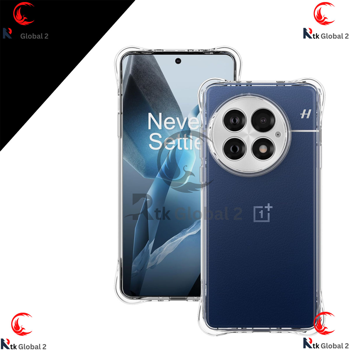 Picture of For One Plus 13 5G GN Silicone Airbag cover Shockproof Transparent Protective Clear Back Cover TPU Case 1+13 5G GN