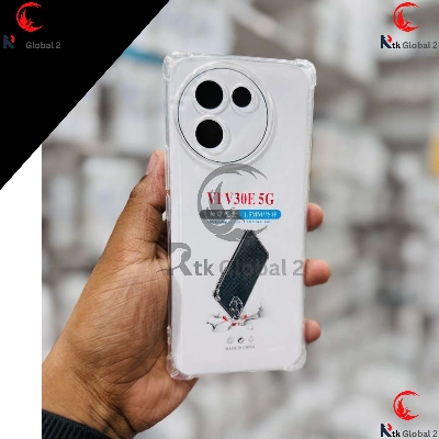 Picture of For Vivo V30E 5G Silicone Airbag cover Shockproof Transparent Protective Clear Back Cover TPU Case