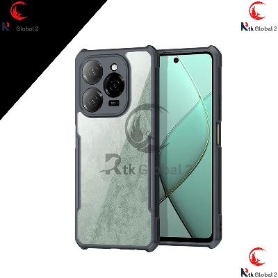 Picture of Techno Spark 20 Pro 5G Protective Black Border Crystal Clear Xundd Mobile Back Case Cover