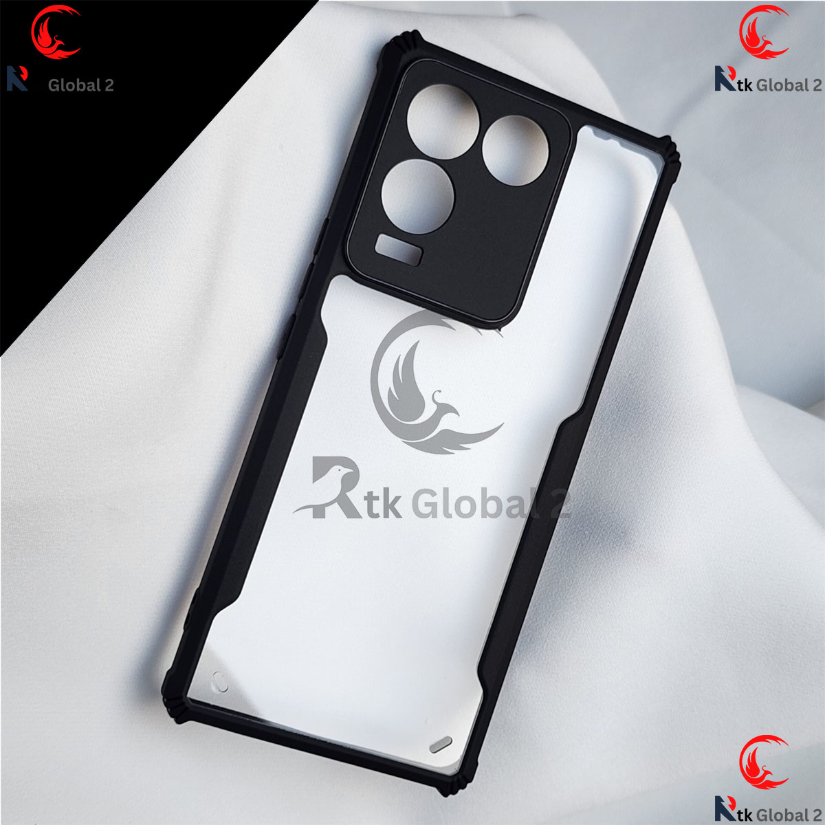 Picture of For vivo iQOO Z7 Pro / Vivo S17e Xunddu Shockproof TPU Bumper Clear Acrylic Mobile Phone Case Back Cover