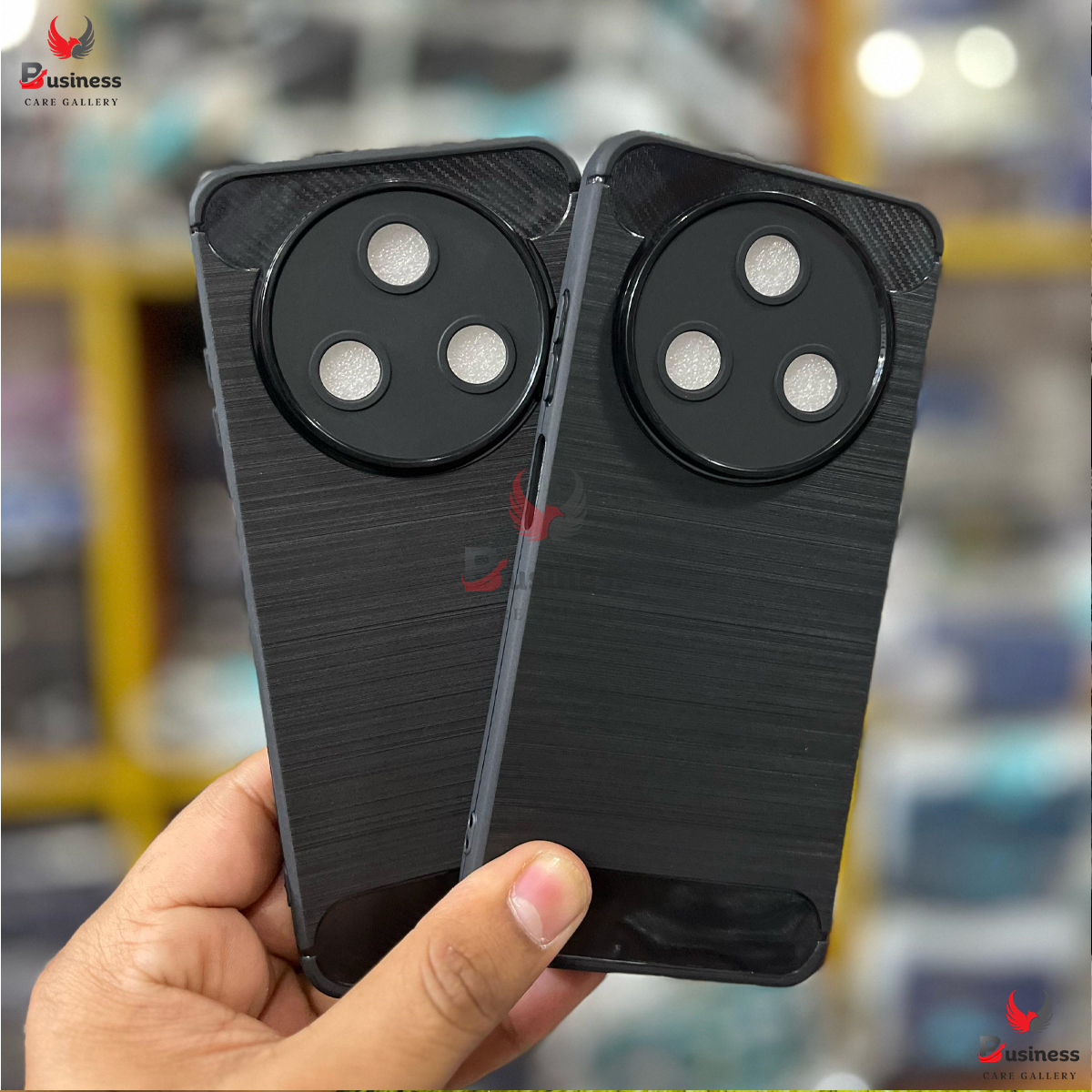 Picture of Walton ZENX 1 Back Cover Soft Shine Carbon Fiber Glossy Back Cover ZENX 1 Back Case Premium Quality Phone Cases