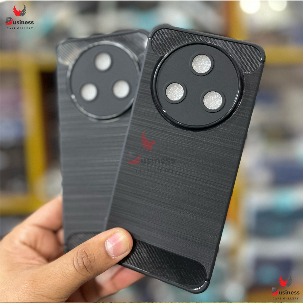 Picture of Walton ZENX 1 Back Cover Soft Shine Carbon Fiber Glossy Back Cover ZENX 1 Back Case Premium Quality Phone Cases