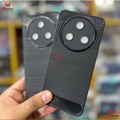 Picture of Walton ZENX 1 Back Cover Soft Shine Carbon Fiber Glossy Back Cover ZENX 1 Back Case Premium Quality Phone Cases