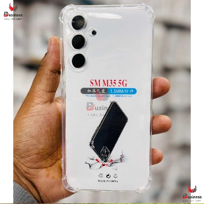 Picture of For Samsung Galaxy M35 5G Airbag cover Shockproof Transparent Protective Clear Back Cover TPU Case