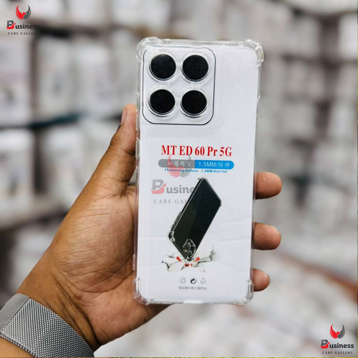 Picture of For Motorola Edge 60 Pro 5G Airbag cover Shockproof Transparent Protective Clear Back Cover TPU Case