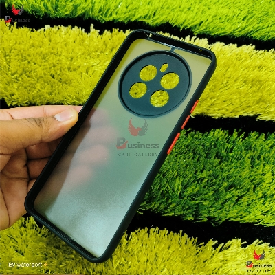 Picture of Realme 12 Pro+ 5g Matte Finished Smoky With Camera Bump Protective Hard Case Back Cover Realme12ProPlus5g Back Case Realme 12 Pro Plus 5g