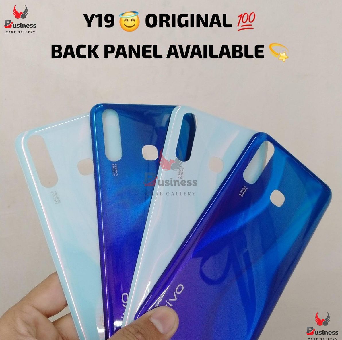Picture of Replacement Backshell Panel for Vivo Y19 Battery Back Door Back panel