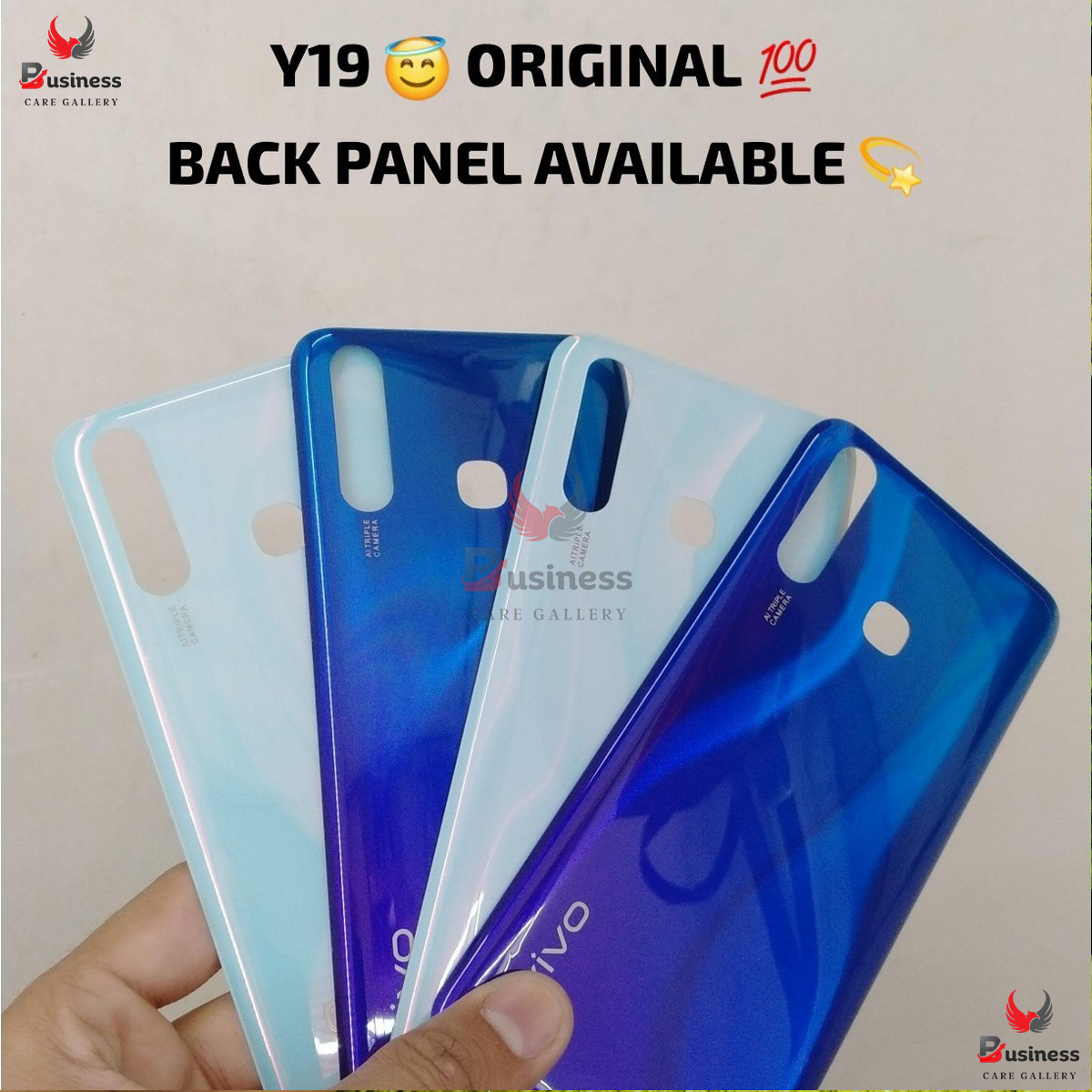 Picture of Replacement Backshell Panel for Vivo Y19 Battery Back Door Back panel