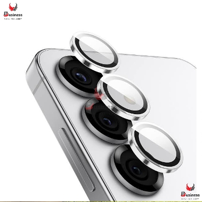 Picture of Vivo V29s / Vivo Y04 / Oppo A5 Pro 5G Aluminum Alloy Camera Ring Tempered Glass Lens Protective Cover