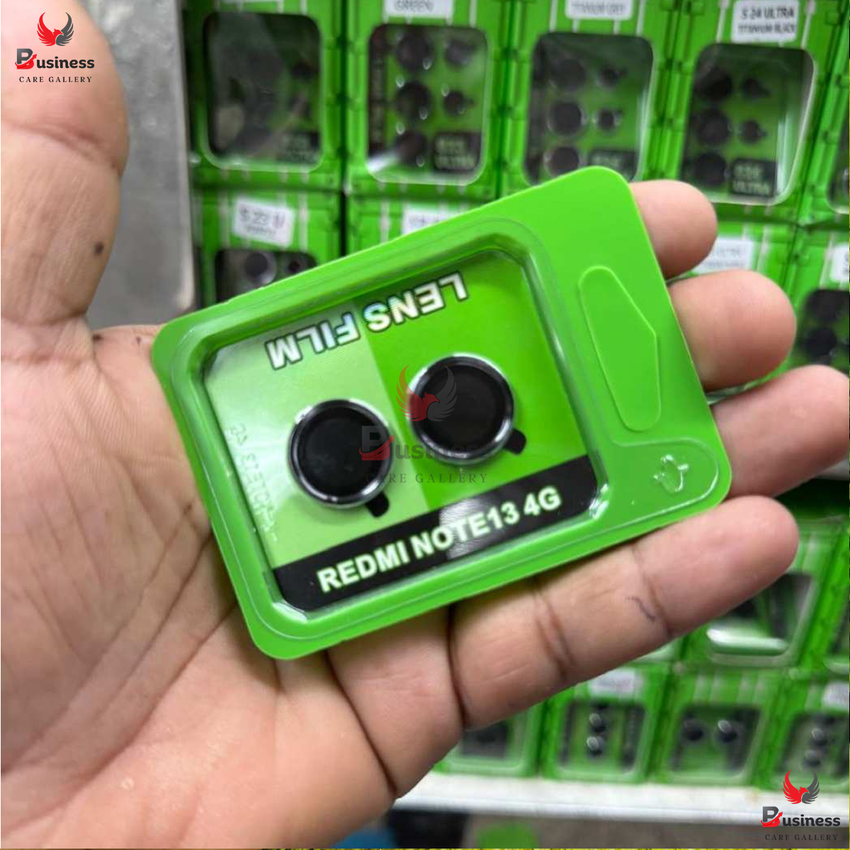 Picture of for Xiaomi Redmi Note 13 4G Camera Protector Ring Aluminium and Tempered Glass