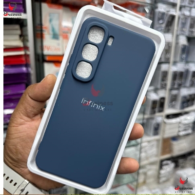 Picture of Infinix Hot 60 pro / Hot 60 pro plus unique silicone fiber premium back cover - Original