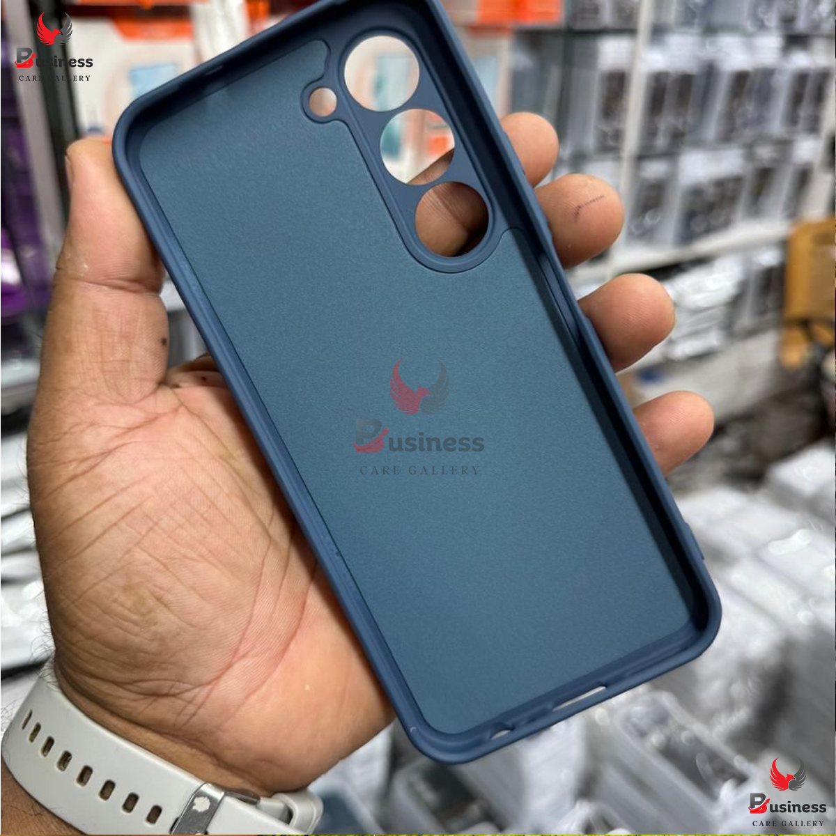 Picture of Infinix Hot 60 pro / Hot 60 pro plus unique silicone fiber premium back cover - Original