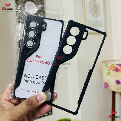 Picture of Tecno Camon 40  4g Xundd Protective Airbag Bumper Transparent Back Side Clear Phone Case For tecno camon 40 4g  Back Cover