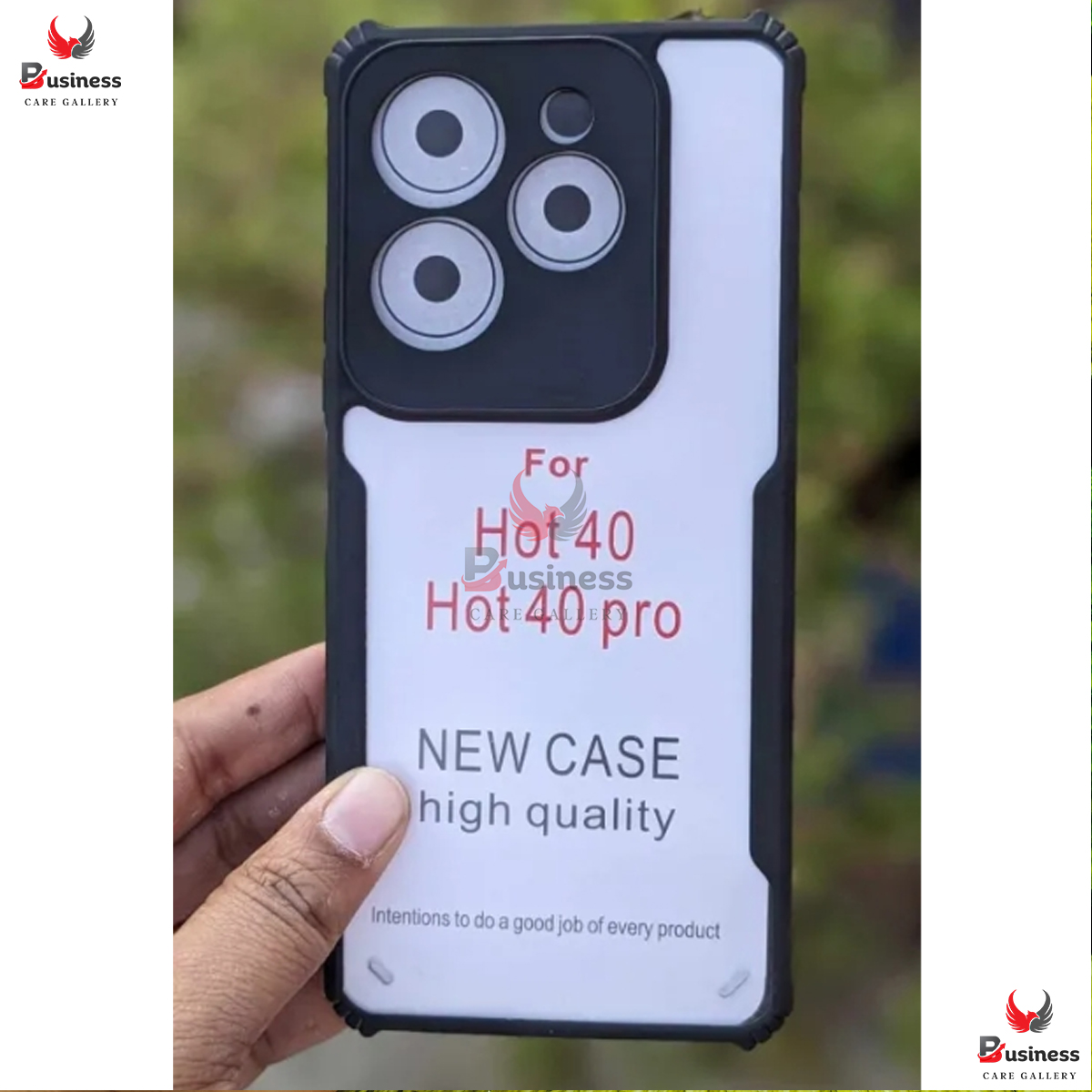 Picture of For Infinix Hot 40 / Hot 40 PRO Transparent SilicaGel Shockproof Slim Thin Casing For Infinix Hot 40 Back Cover