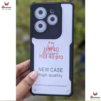 Picture of For Infinix Hot 40 / Hot 40 PRO Transparent SilicaGel Shockproof Slim Thin Casing For Infinix Hot 40 Back Cover