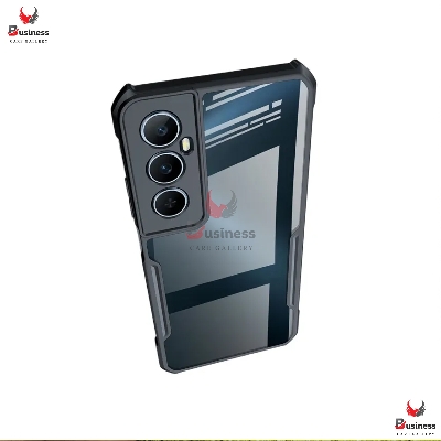 Picture of For Realme C65 4g Xunddu Shockproof TPU Bumper Clear Acrylic Mobile Phone Case Back Cover