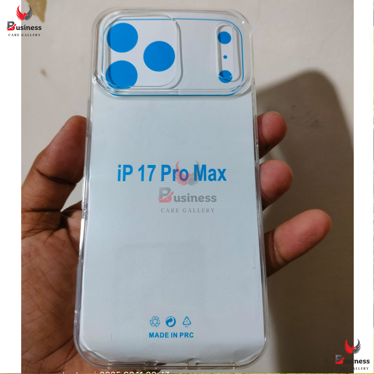 Picture of Apple iPhone 17 Pro Max Crystal Silicone Clear Transparent Shockproof Back Cover Phone case