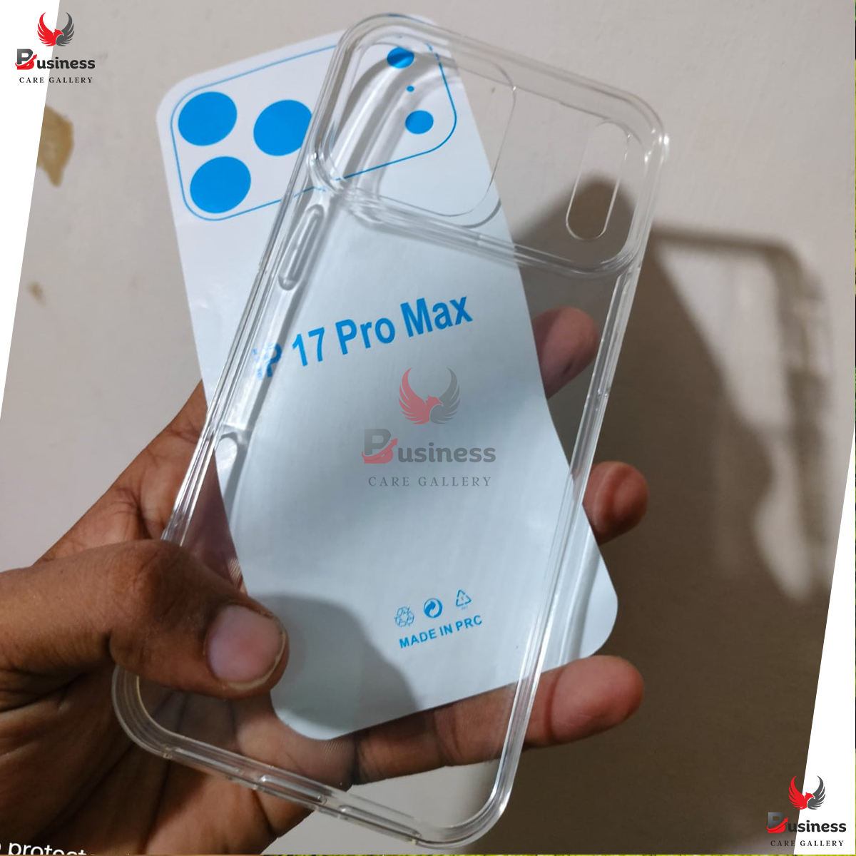 Picture of Apple iPhone 17 Pro Max Crystal Silicone Clear Transparent Shockproof Back Cover Phone case