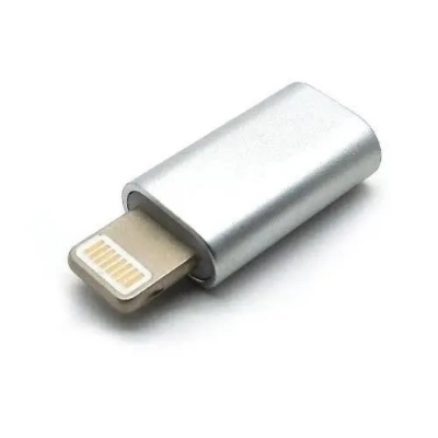Picture of I.Phone Port to Micro USB Converter - White