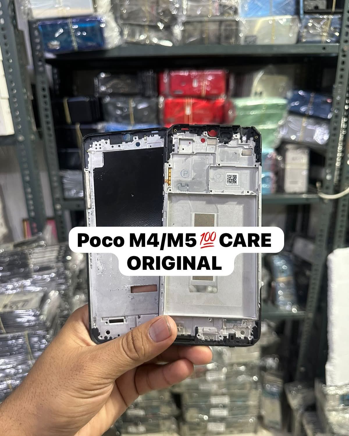 Picture of LCD Frame Middle Chassis for POCO M4/m5