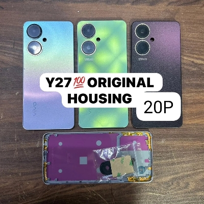 Picture of For vivo Y27 Side Frame + Back Panel Housing + Camera Glass Back shell Replacement Spare Parts