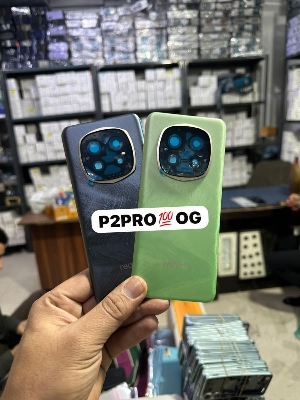 Picture of For Realme P2 Pro 5G Side Frame + Back Panel Housing + Camera Glass Back shell Replacement Spare Parts