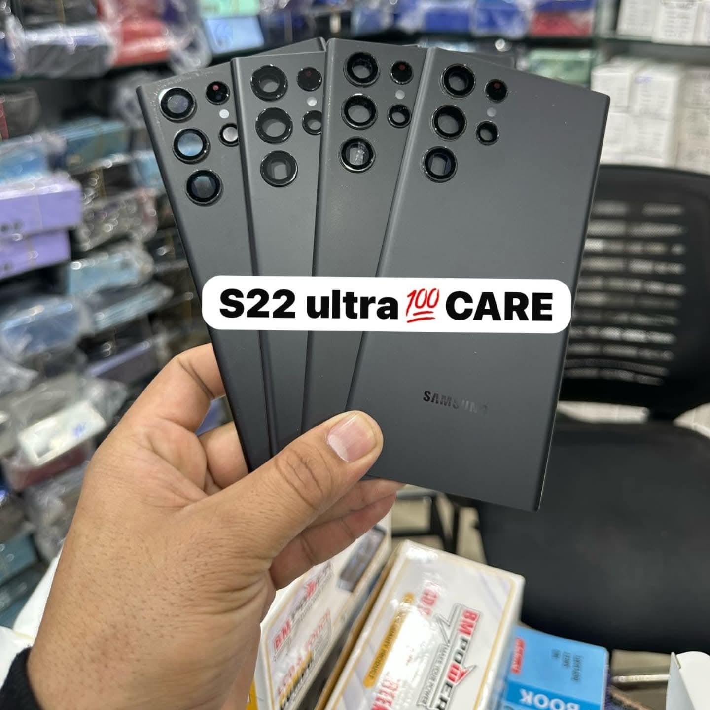 Picture of S22 Ultra Back Glass Cover Housing Door Replacement for Samsung Galaxy S22 Ultra