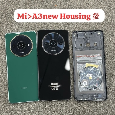 Picture of For Xiaomi Redmi A3 Side Frame + Back Panel Housing + Camera Glass Back shell Replacement Spare Parts