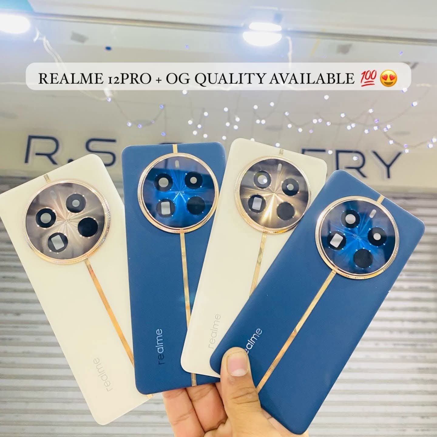 Picture of Back Cover Battery Housing Door Lid Shell For Realme 12 Pro Plus