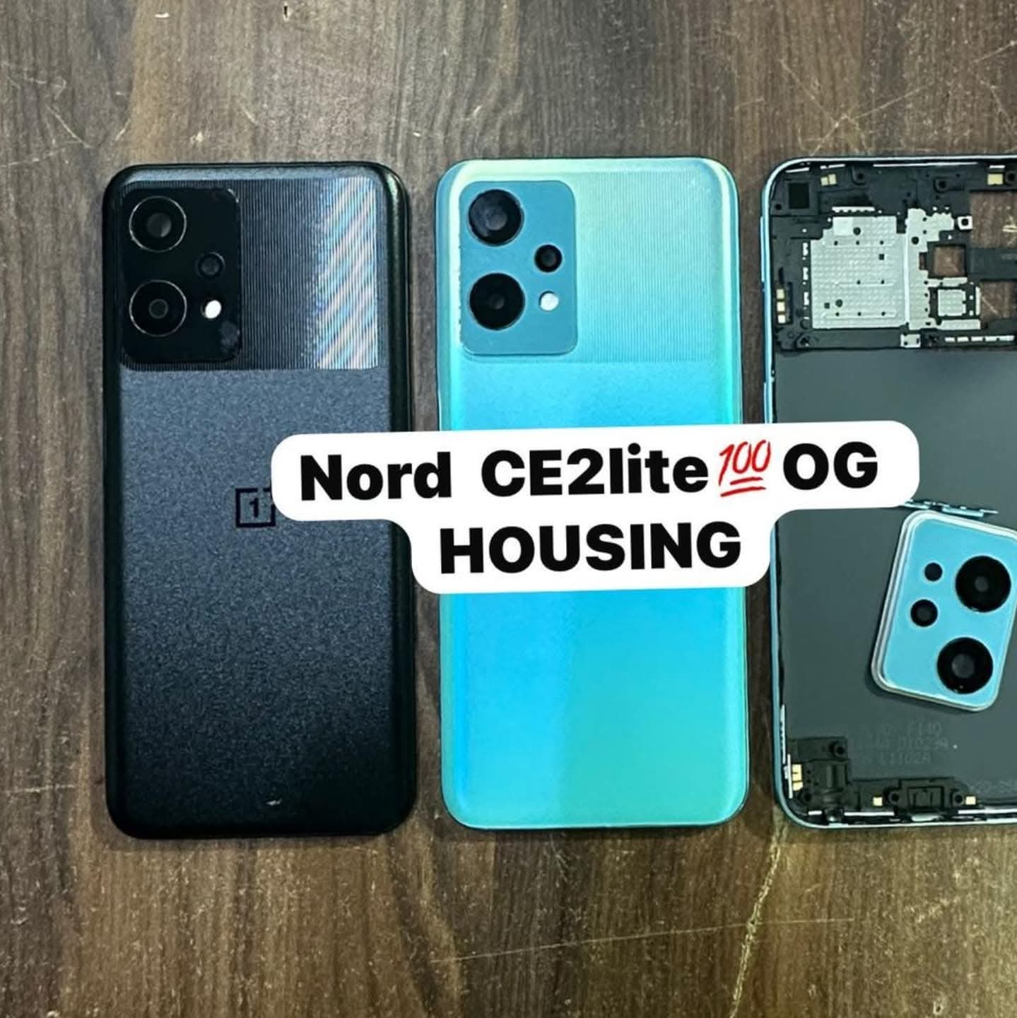 Picture of For OnePlus Nord CE 2 Lite 5G Side Frame + Back Panel Housing + Camera Glass Back shell Replacement Spare Parts
