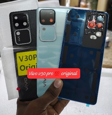 Picture of For vivo V30 Pro Side Frame + Back Panel Housing + Camera Glass Back shell Replacement Spare Parts