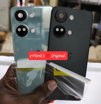 Picture of For OnePlus Nord 3 Side Frame + Back Panel Housing + Camera Glass Back shell Replacement Spare Parts