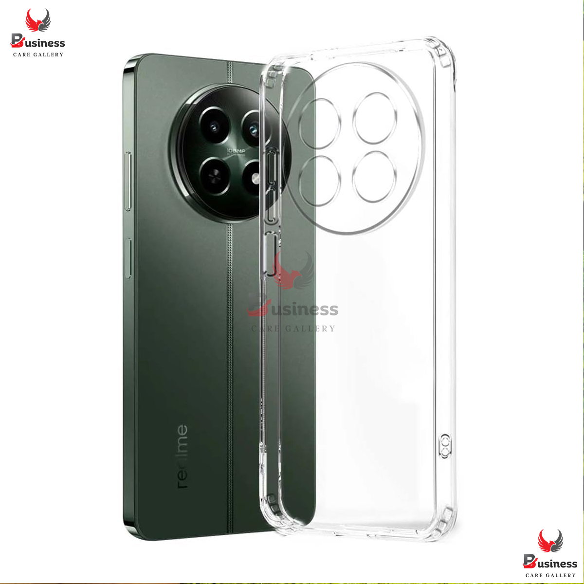 Picture of For Realme 13 Pro 5G / 13 Pro Plus Reinforced Shockproof Cushion Back Clear Hybrid Transparent Sof Tpu Back Cover For Realme 13 Pro 5G / 13 Pro Plus Phone Case