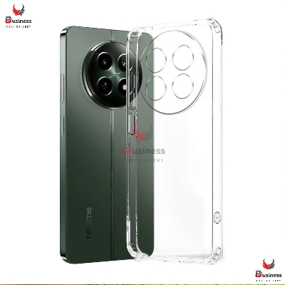 Picture of For Realme 13 Pro 5G / 13 Pro Plus Reinforced Shockproof Cushion Back Clear Hybrid Transparent Sof Tpu Back Cover For Realme 13 Pro 5G / 13 Pro Plus Phone Case
