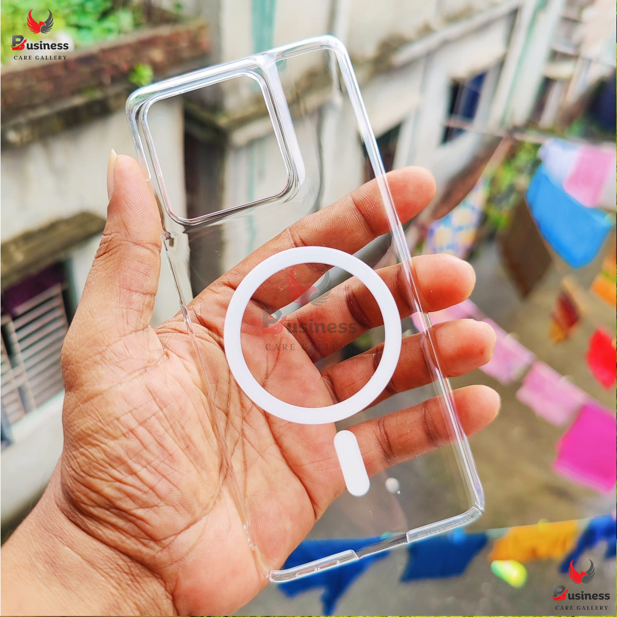 Picture of Anti Yellowing Magsafe Back Cover For Motorola Edge 50 Pro Back Case Non-yellowing Transparent Crystal Clear (Transparent, Hard Case) Anti Yellowing For Motorola Edge 50 Pro Stylus Clear Hard Case