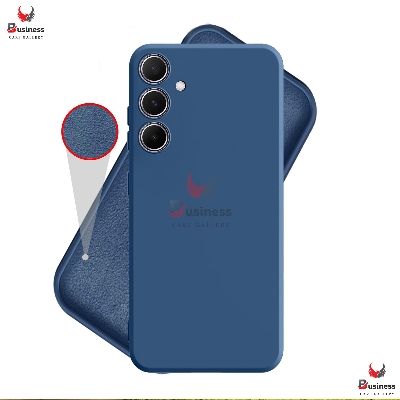 Picture of For Samsung Galaxy M55 5G Heavy Strong Liquid Silicone Soft Gel Rubber Shockproof Back Cover - Camera - Phone Back Cover