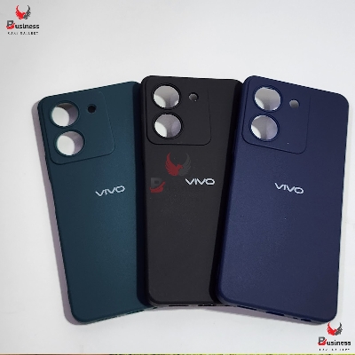 Picture of For Vivo Y36 / Vivo Y78 5G Heavy Strong Liquid Silicone Soft Gel Rubber Shockproof Back Cover - Camera - Phone Back Cover