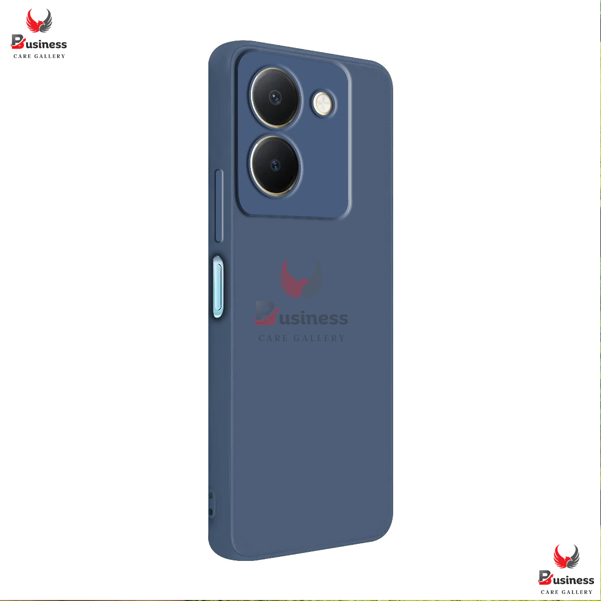 Picture of For Vivo Y36 / Vivo Y78 5G Heavy Strong Liquid Silicone Soft Gel Rubber Shockproof Back Cover - Camera - Phone Back Cover