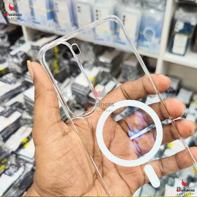 Picture of For Vivo V40 /V40 Pro Anti Yellow Hard MagSafe Compatible Shockproof Transparent Slim Fit Wireless Charging supported Phone Back Case Mobile Cover