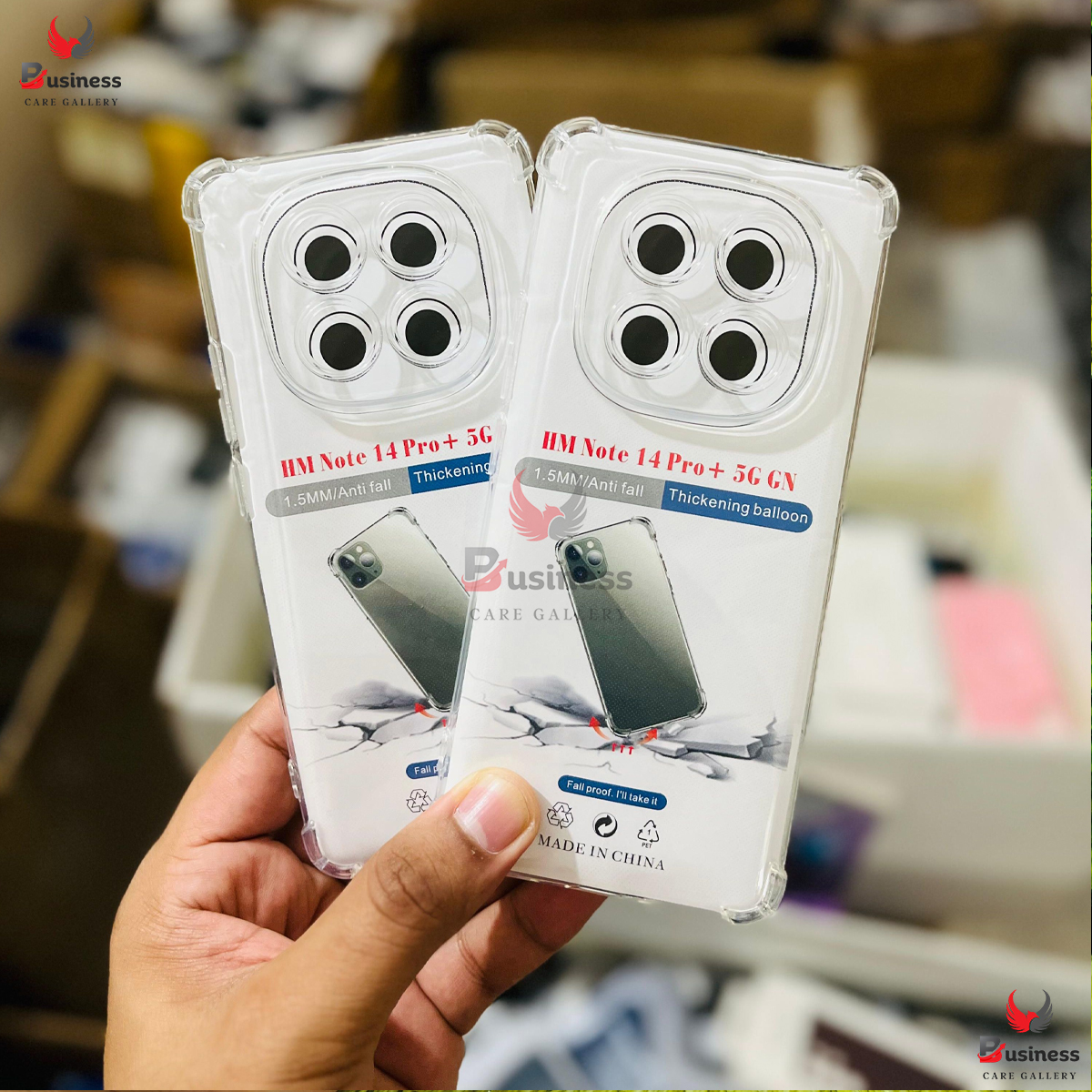 Picture of For Xiaomi Redmi Note 14 Pro plus Premium Silicone Case Crystal Clear Soft TPU Ultra-Thin Transparent Flexible Protective Mobile Phone Back Cover Note 14 Pro+