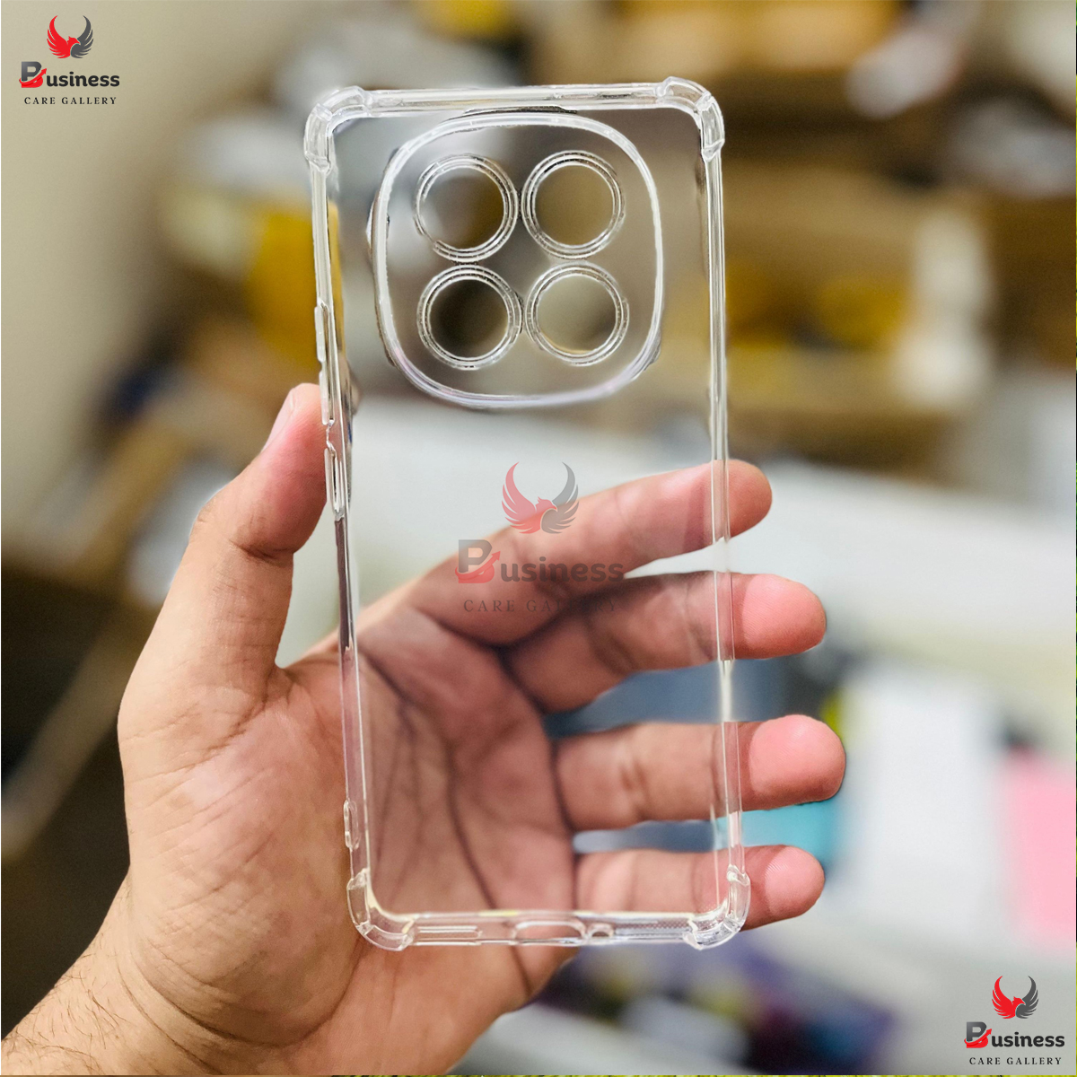 Picture of For Xiaomi Redmi Note 14 Pro plus Premium Silicone Case Crystal Clear Soft TPU Ultra-Thin Transparent Flexible Protective Mobile Phone Back Cover Note 14 Pro+