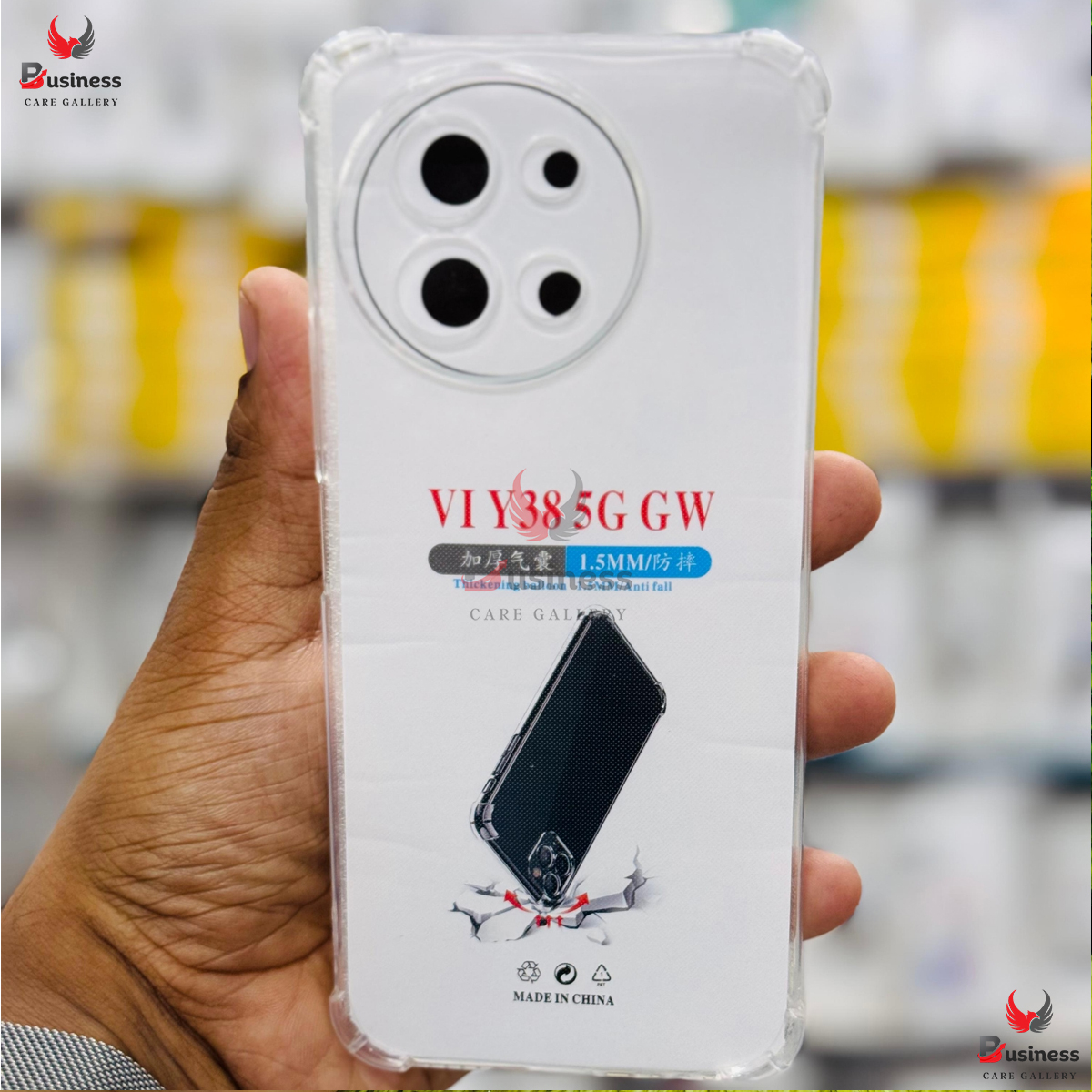 Picture of For vivo Y38 5g / Y58 5g Silicon Airbag Transparent tpu back cover case