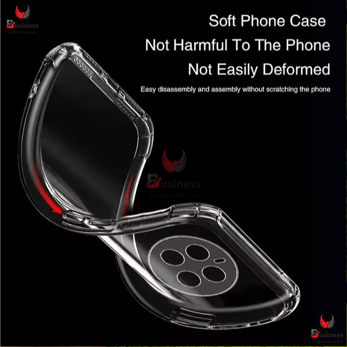 Picture of For vivo Y38 5g / Y58 5g Silicon Airbag Transparent tpu back cover case