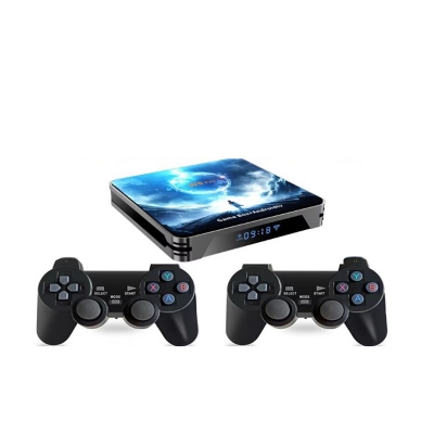 Picture of W8 PRO Game Box S + Android TV System AIIwinner H313 Dual Wifi Wireless Dual Rocker Joystick