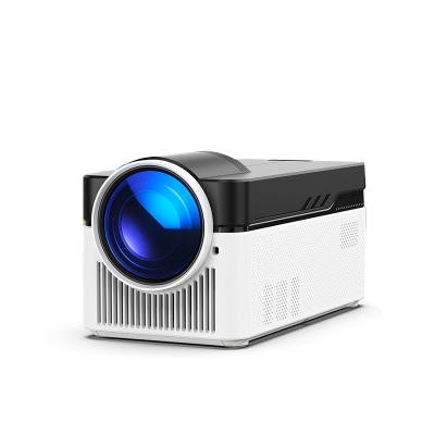 Picture of HY450 Pro android smart projector 1080p 8K beamer auto offset projector with wifi 6 electrical focus 700ansi ultra short distance projector 2G+32G memory automatic video projector with portable for outside